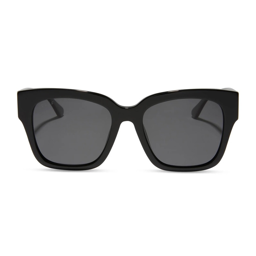 DIFF Eyewear Black Square Sunglasses